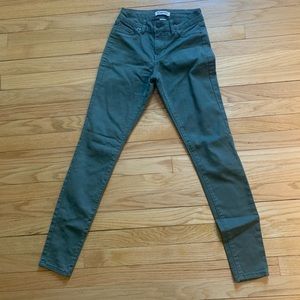 Olive green jeans